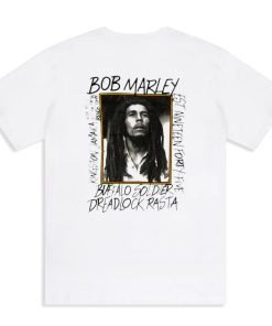 Bob Marley T Shirt Back