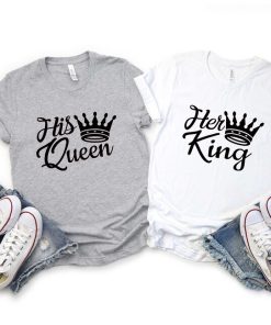 Queen and King T-shirt Couple SD