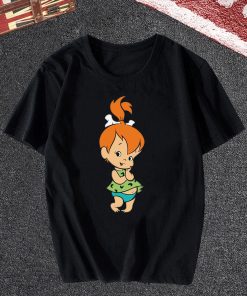 The Flintstones Damen Pebbles Flintstone Boyfriend Fit T-Shirt