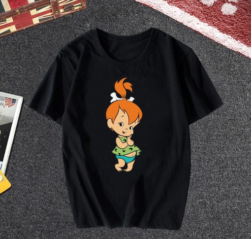 The Flintstones Damen Pebbles Flintstone Boyfriend Fit T-Shirt