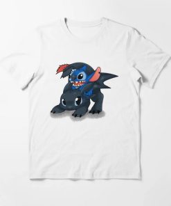 StitchToothless Crossover Design T-Shirt
