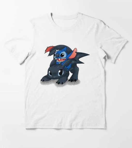 StitchToothless Crossover Design T-Shirt