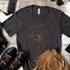 golden circles fibonacci t-shirt