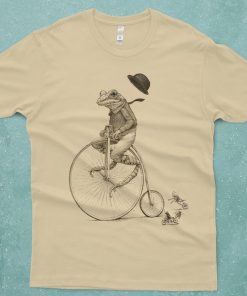 Frog on Bikea T-shirt