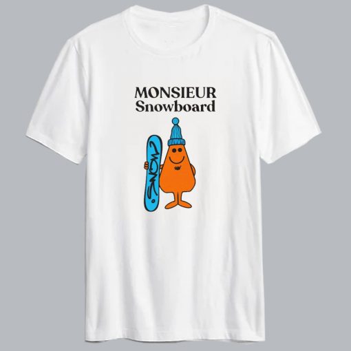 Monsieur Snowboard T Shirt