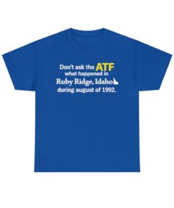 Ruby Ridge, Idaho T-shirt SD